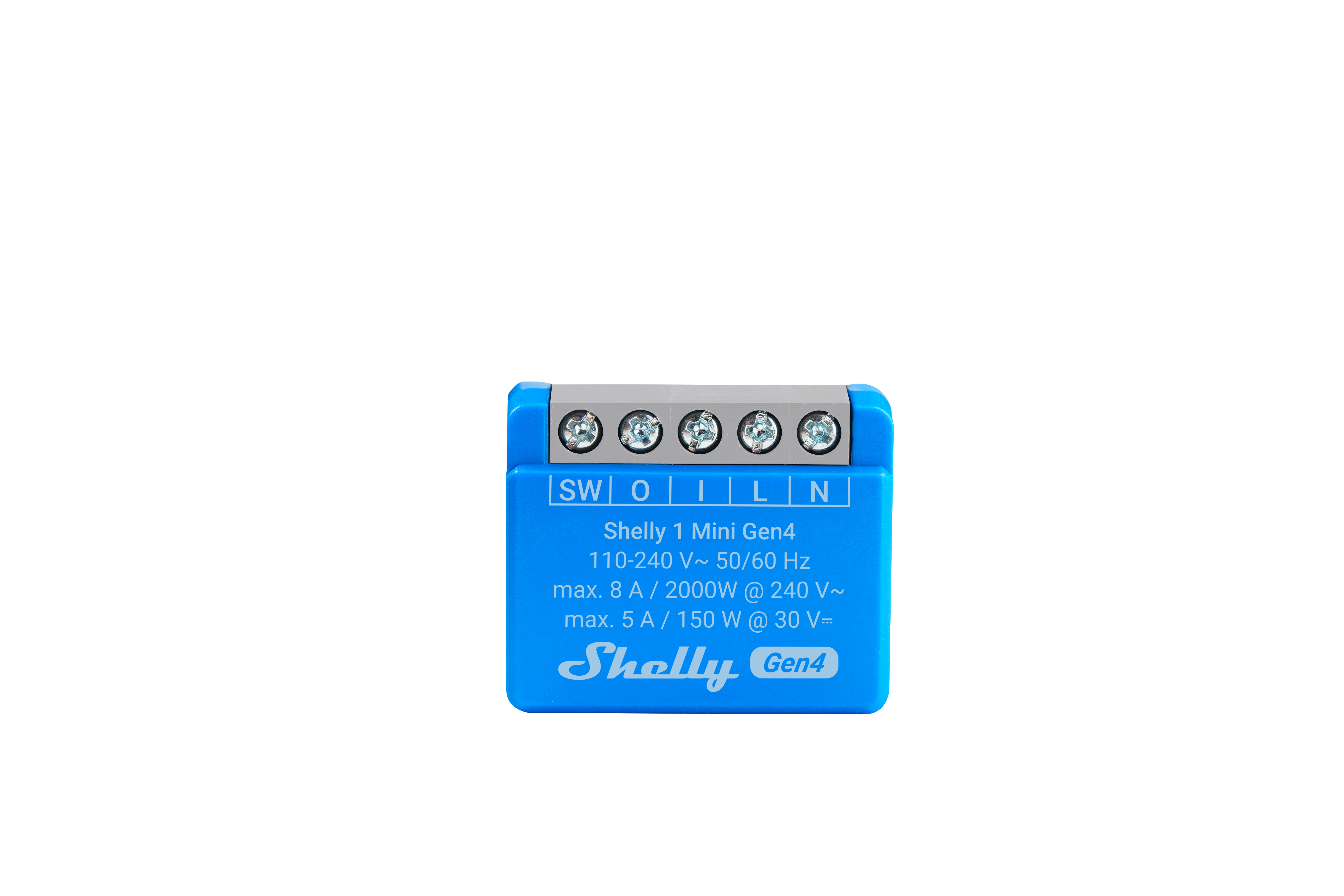 Shelly 1 Mini Gen4 Compact Smart Switch For Controlling Lights And Small Appliances Up To 8A