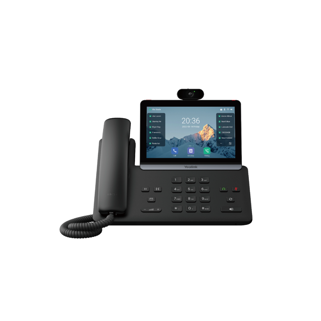 Yealink T88V Smart Business Phone With 7" Multi-Touch Screen, Camera Included, PSU Excluded